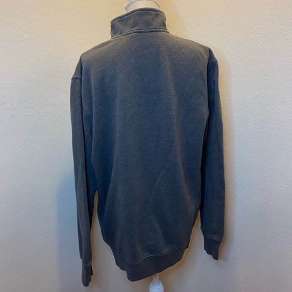 Izod Gray 1/4 Zip Sweatshirt - Picture 4 of 8
